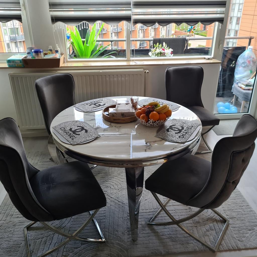 Eetkamer, Ophalen, Nieuw, Italiaanse, 4 tot 6 stoelen