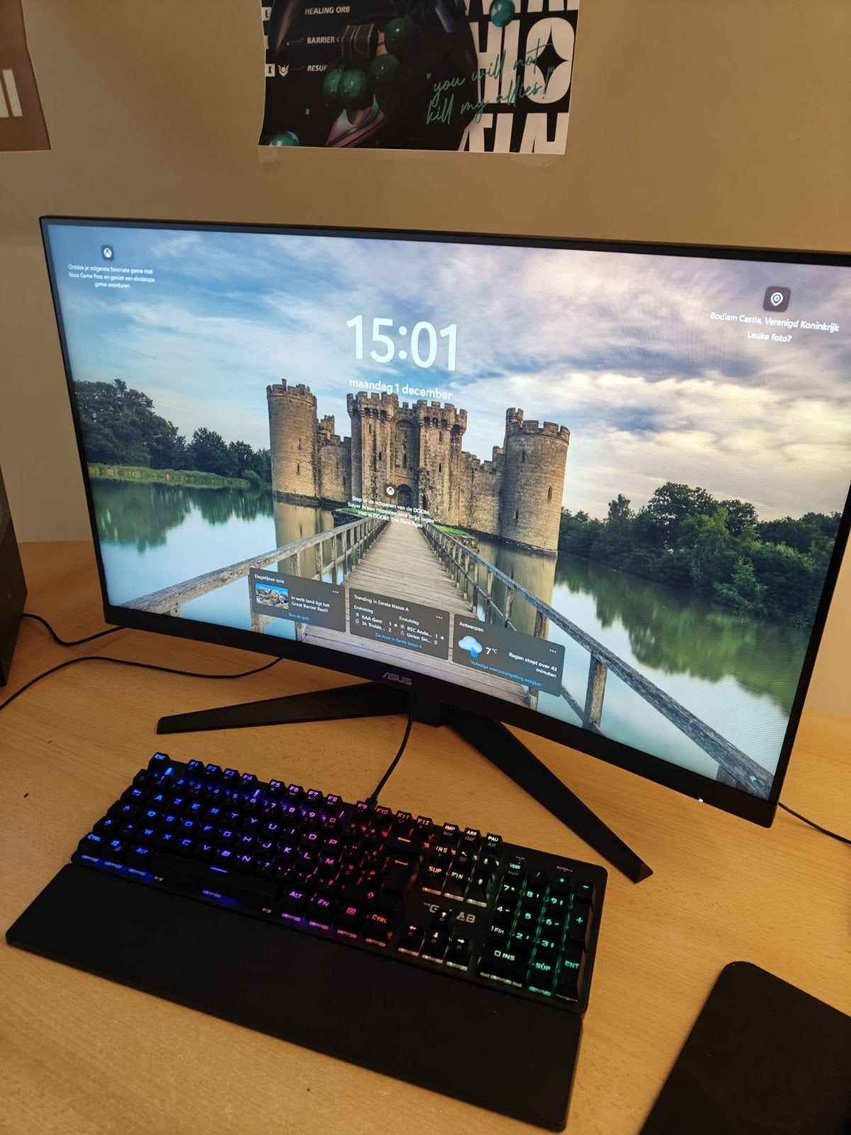 Asus monitor 32". perfecte staat, Ophalen, Gaming