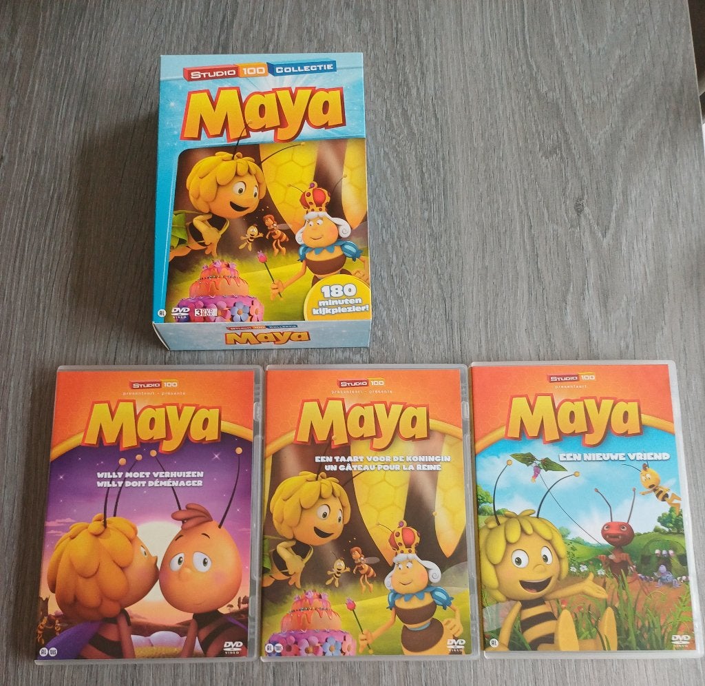 Maya De Bij (3 DVD Box - Studio 100), CD & DVD, À partir de 6 ans, Comme neuf, Enlèvement, Coffret/collection