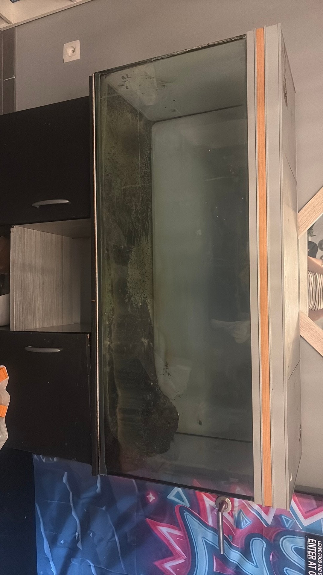 Vissekom en visspullen, Dieren en Toebehoren, Ophalen, Inclusief toebehoren, Zo goed als nieuw, Leeg aquarium