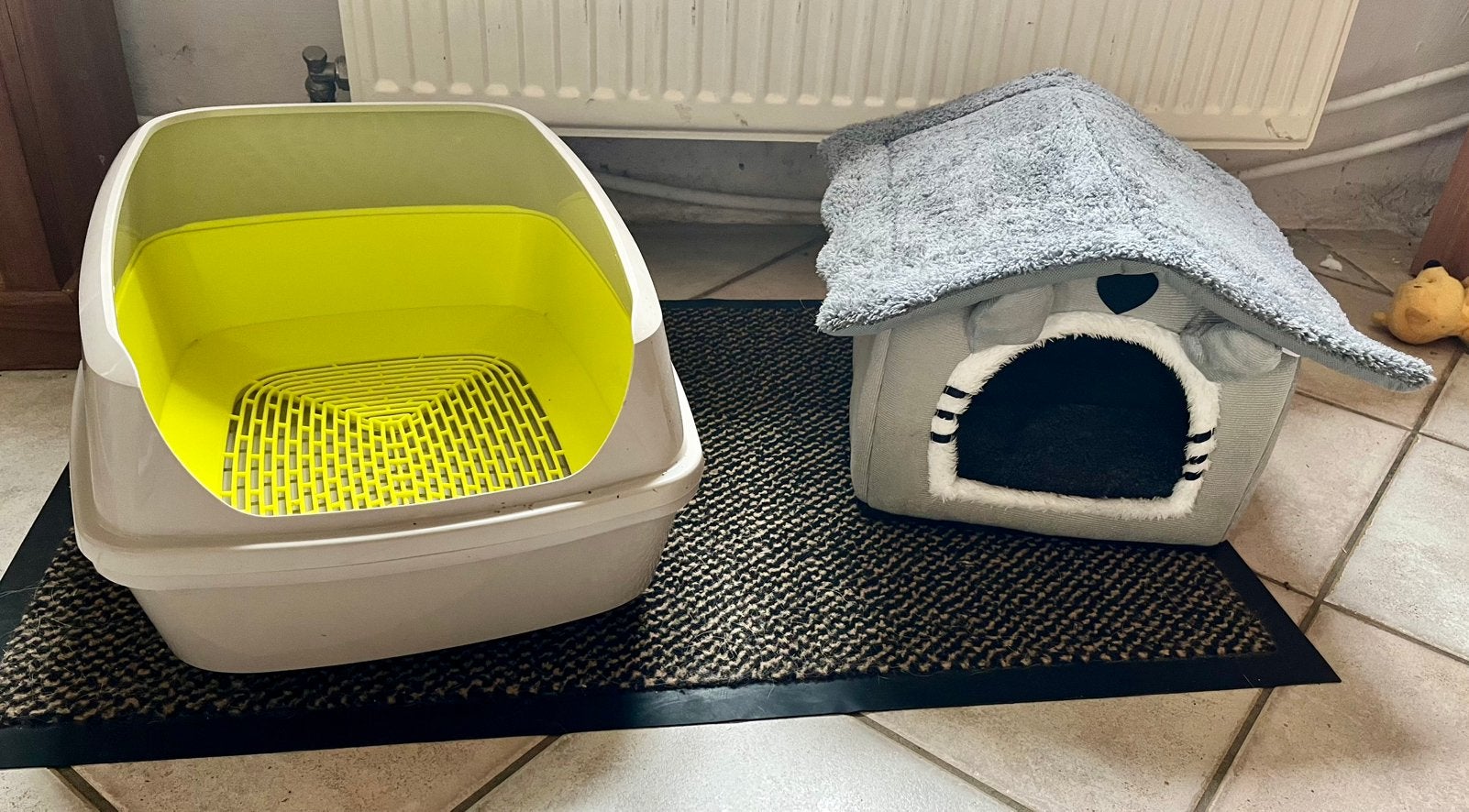 Kattenbak en of huisje, Dieren en Toebehoren, Katten-accessoires, Ophalen, Zo goed als nieuw