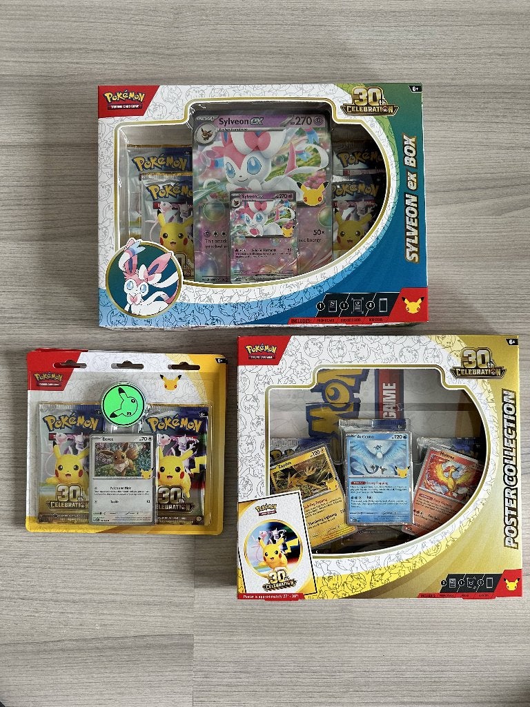 Objets scellés du 30e anniversaire de Pokémon, Enlèvement ou Envoi, Neuf, Booster