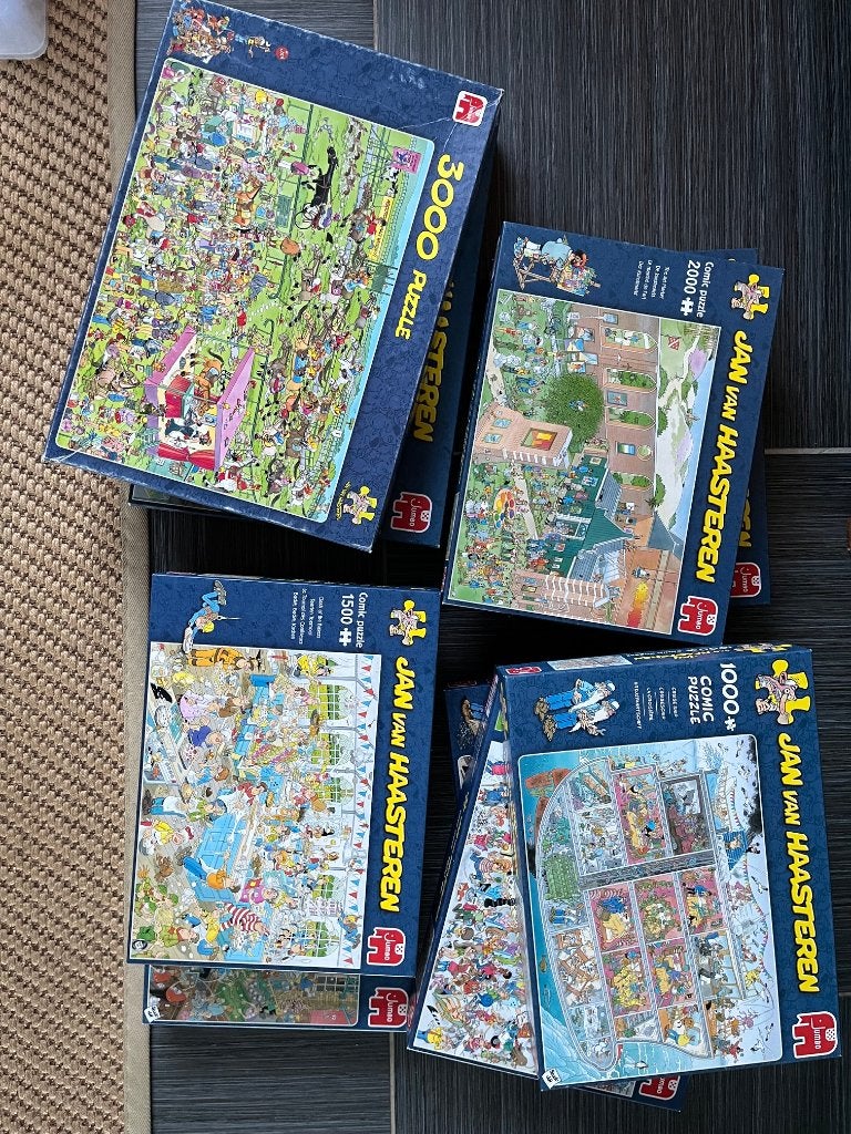 Jan Van Haasteren en Wasgij puzzels, Hobby en Vrije tijd, Ophalen, Zo goed als nieuw, Legpuzzel