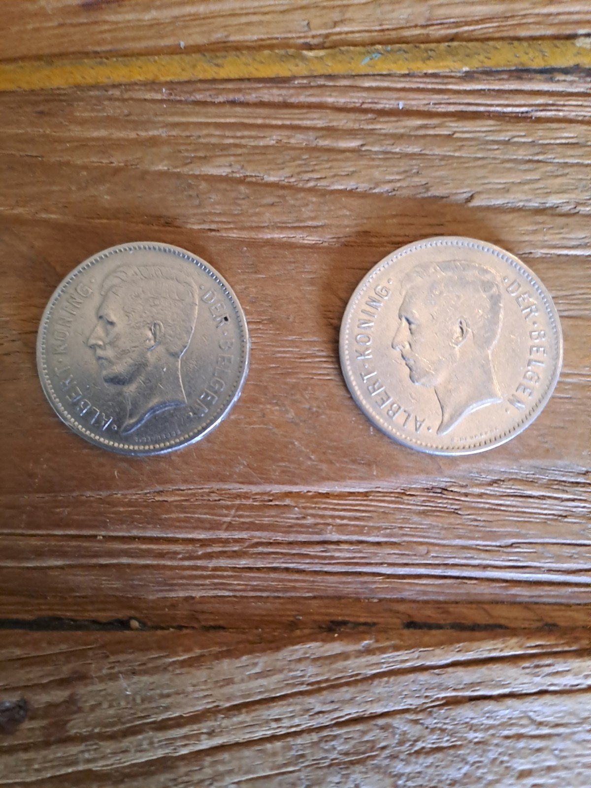 albert l munten 5 belga Nederlands, Ophalen of Verzenden, Metaal