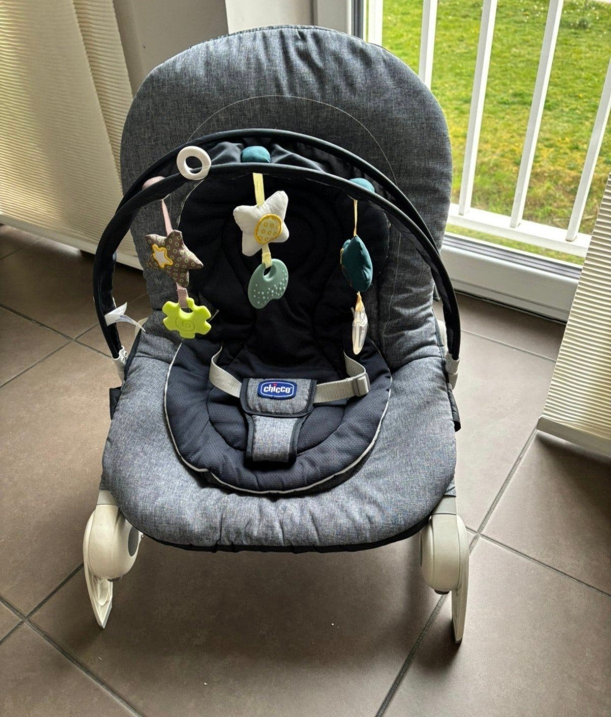 Chicco Hoopla Wipstoel, Comme neuf, Réglable, Chaise rebondissante, Enlèvement