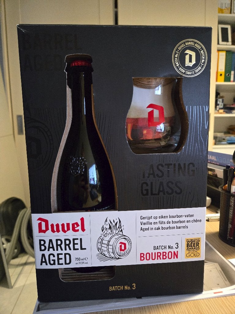 Duvel Bourbon batch no.3 barrel aged 750ml, Verzamelen, Ophalen of Verzenden, Nieuw, Flesje(s), Duvel