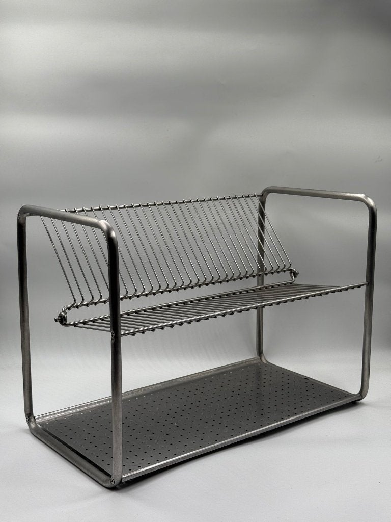 Égouttoir vintage en inox perforé, années 80, Enlèvement ou Envoi