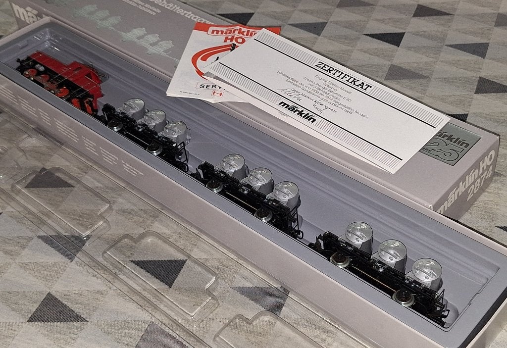 Märklin HO 2874 goederentreinset van de DB, Treinset, Ophalen of Verzenden, Zo goed als nieuw, Analoog