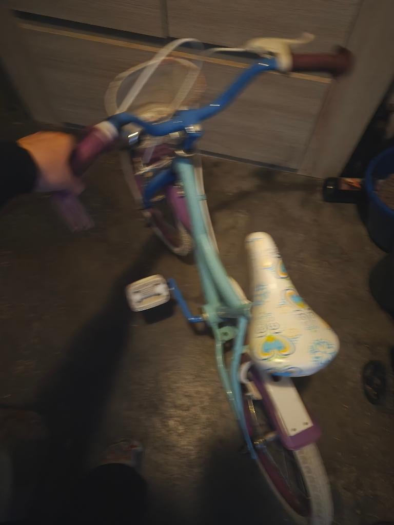 Kinderfiets, Fietsen en Brommers, Ophalen, Gebruikt, 16 tot 20 inch, Zijwieltjes