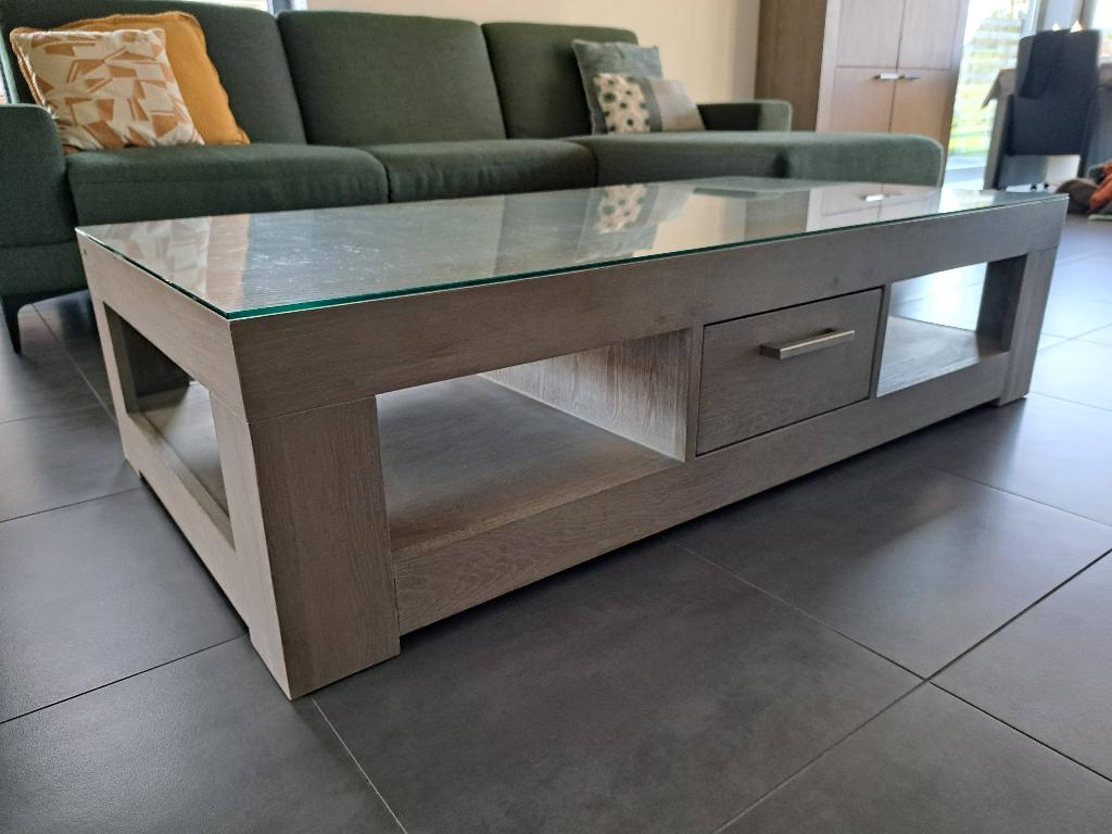 salontafel, Maison & Meubles, Tables | Tables de salon, Enlèvement, Verre