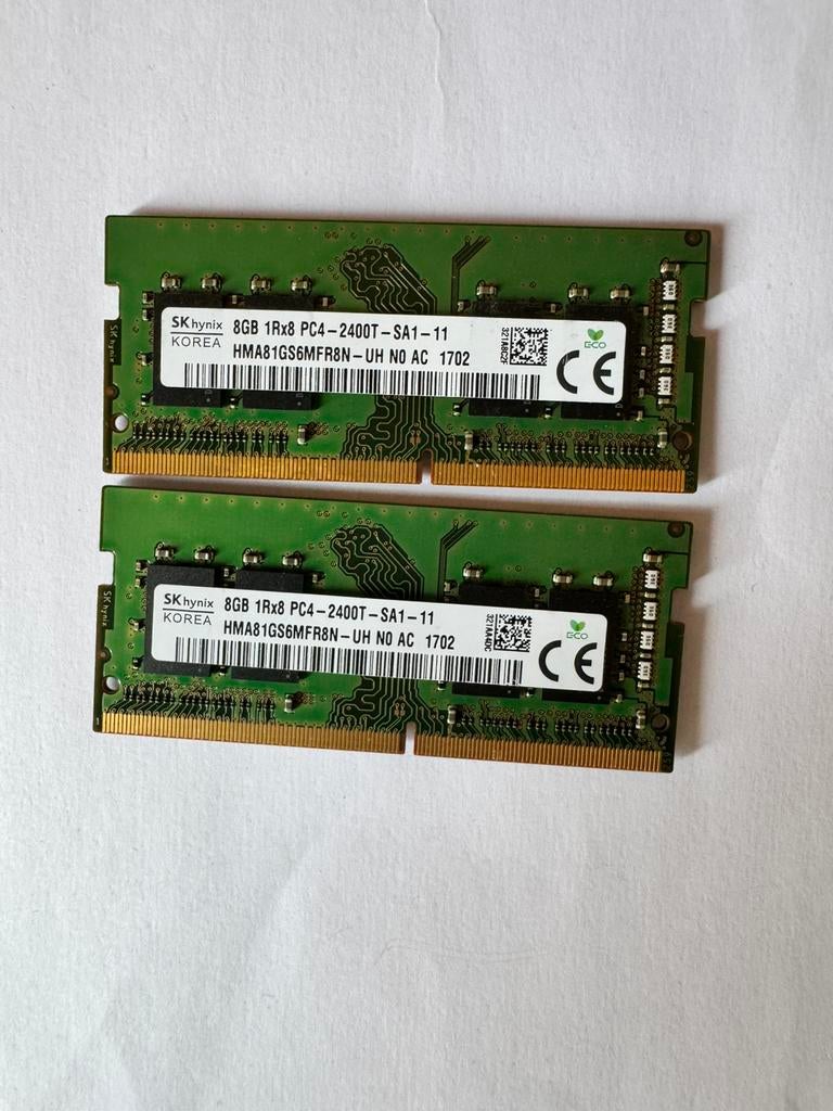 RAM 8+8=16GB, Enlèvement, Comme neuf, DDR4, 8 GB