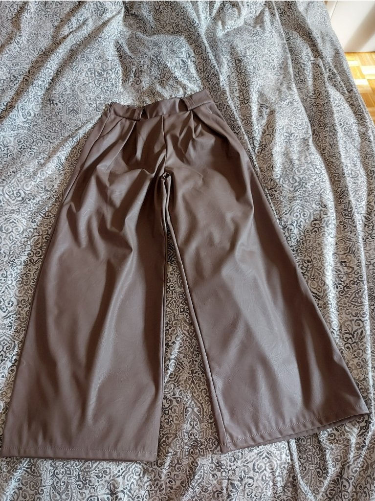 Pantalon femme simili cuir, Ophalen, Zo goed als nieuw