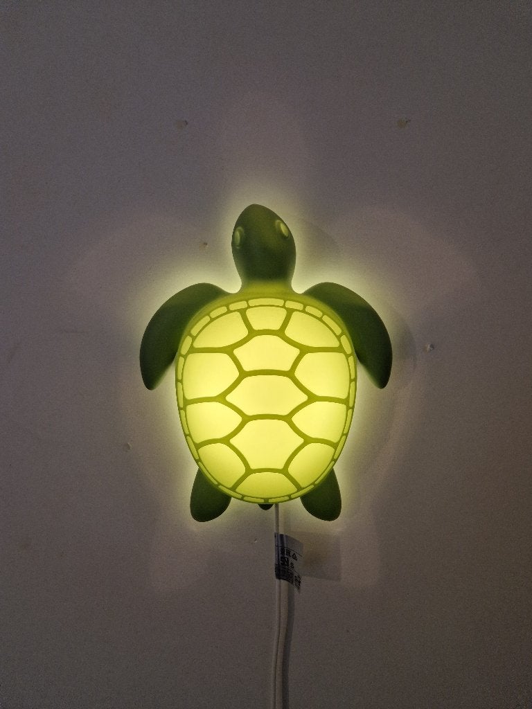 Wandlamp schildpad IKEA BLAVINGAD, Ophalen, Kunststof, IKEA, Overige fittingen