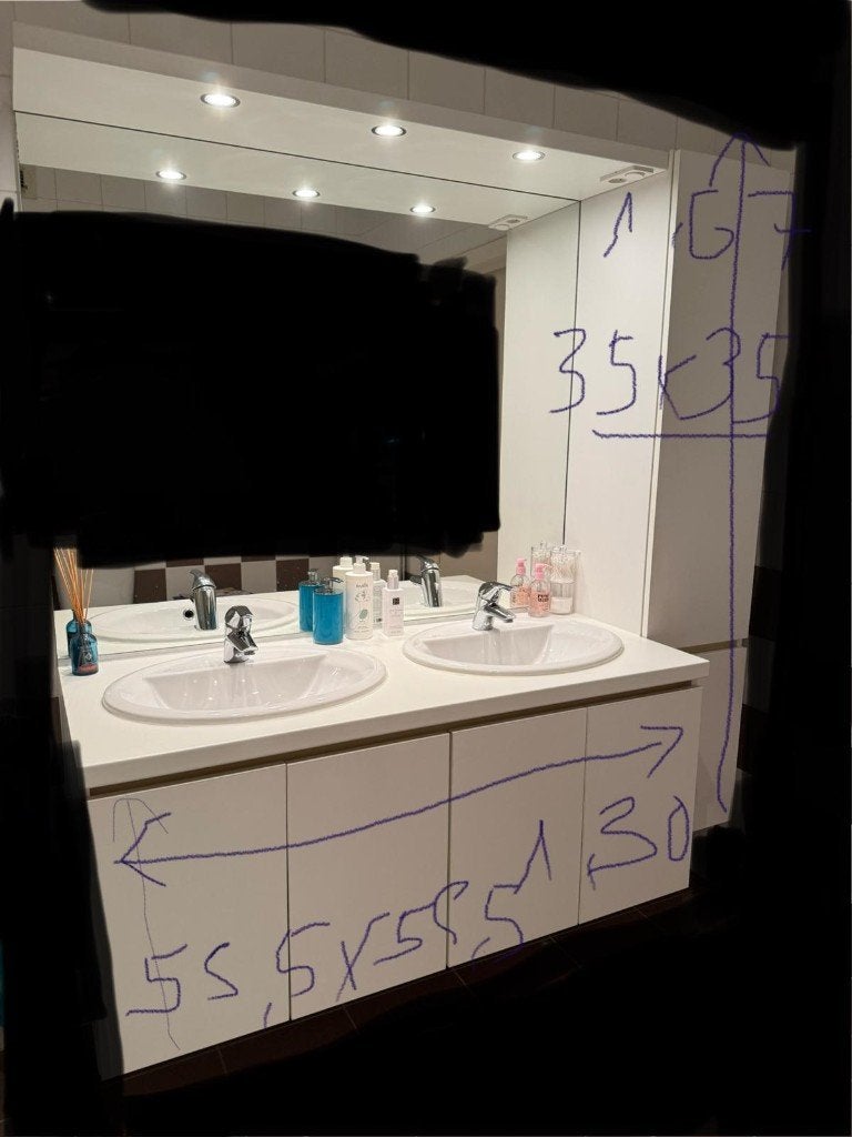 volledige badkamer kast, Huis en Inrichting, Ophalen