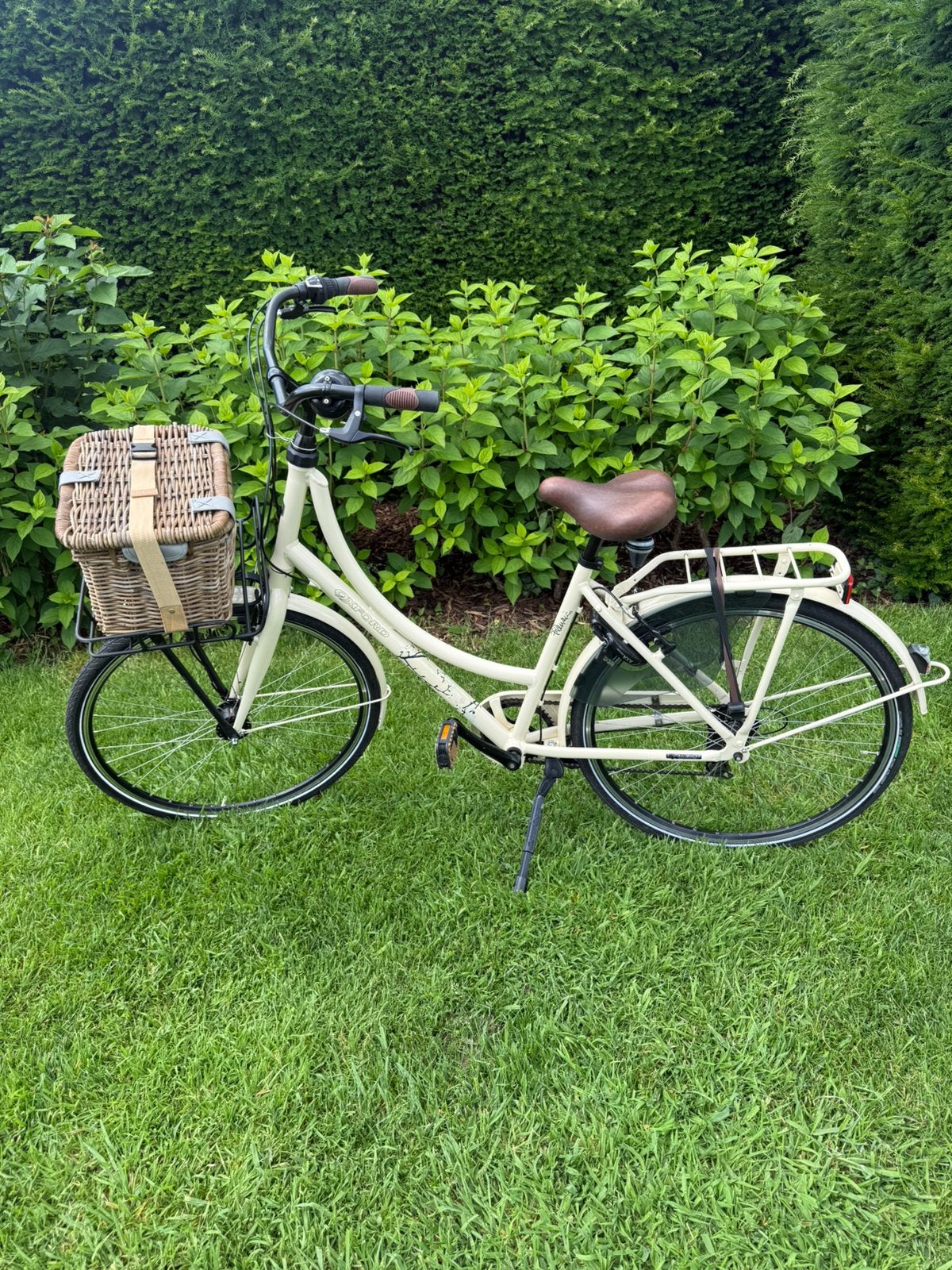 Retro look fiets oxford met mandje, Enlèvement, Comme neuf