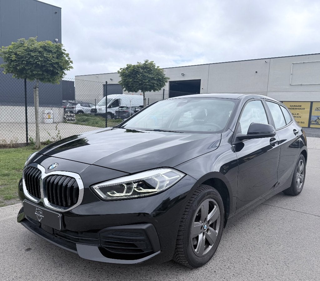 Bmw 1 reeks/benzine/2021/airco/cruise/sensoren/carplay, 1 Reeks, Euro 6, Zwart, Bedrijf