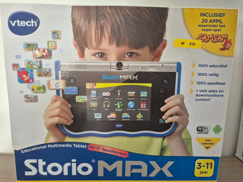 Storio Max blauw, Ophalen
