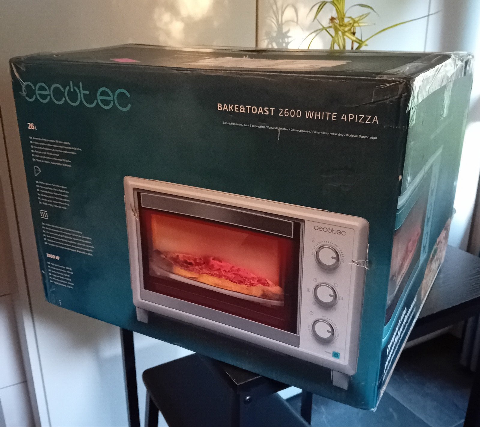 Oven Bake & toast 4 pizza NIEUW!!!, Neuf, Enlèvement, Air chaud, 45 à 60 cm