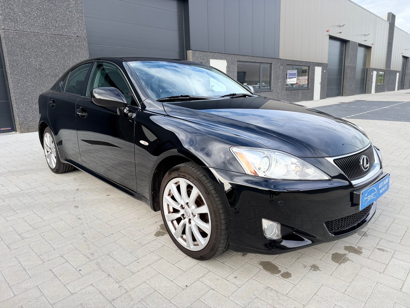 Lexus IS220 D 2008 143.385km Zeer Proper!!, Auto's, Voorwielaandrijving, Zwart, Zwart, Leder