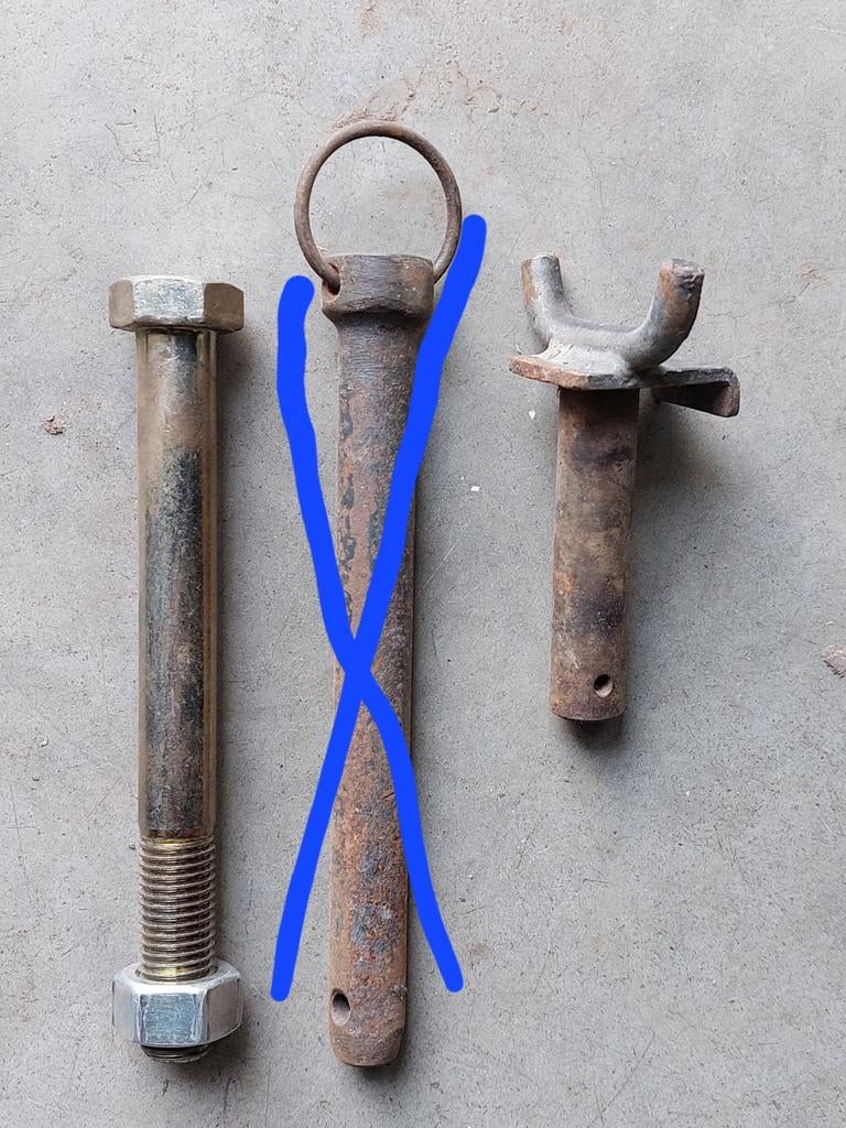 Schroefstift voor tuinfrees motoculteur, Tuin en Terras, Overige Tuin en Terras, Ophalen of Verzenden, Gebruikt