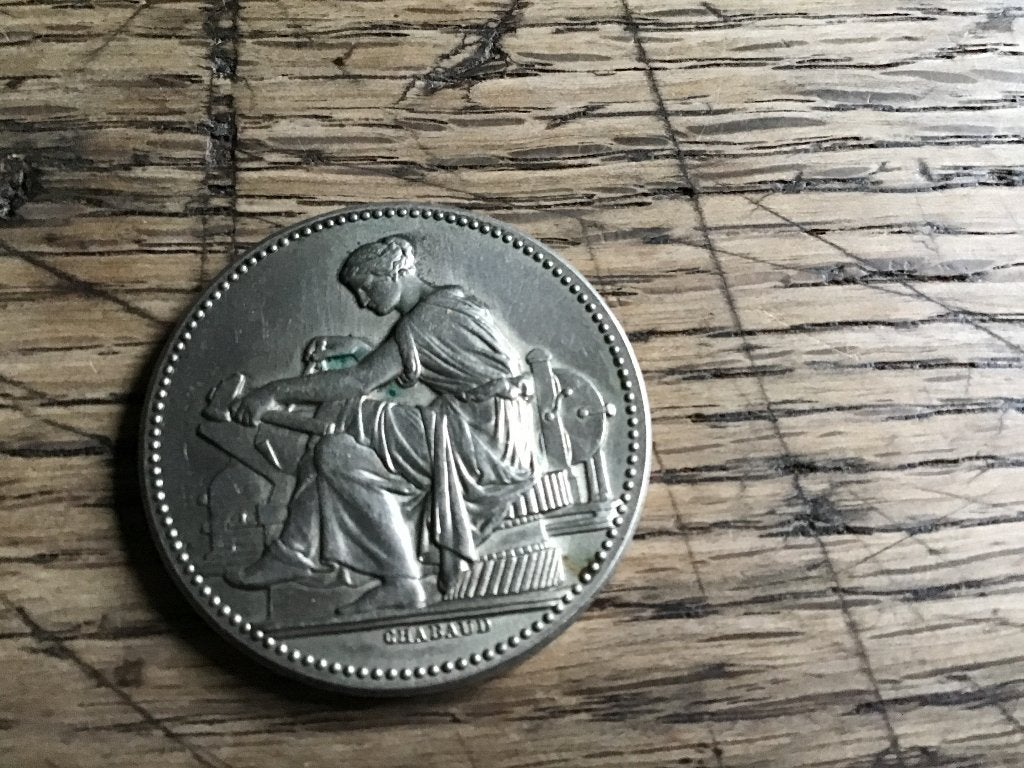 Franse penning, Postzegels en Munten, Penningen en Medailles, Ophalen of Verzenden, Overige materialen