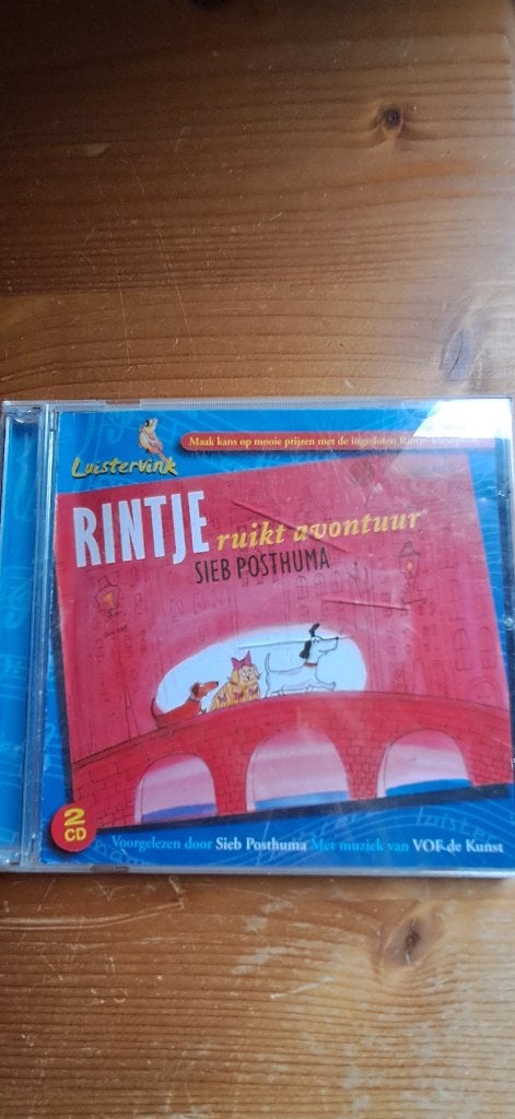 CD luisterCD ´ Rintje ´ verhalencd, Ophalen, Gebruikt, Verhaal of Sprookje, 3 tot 5 jaar