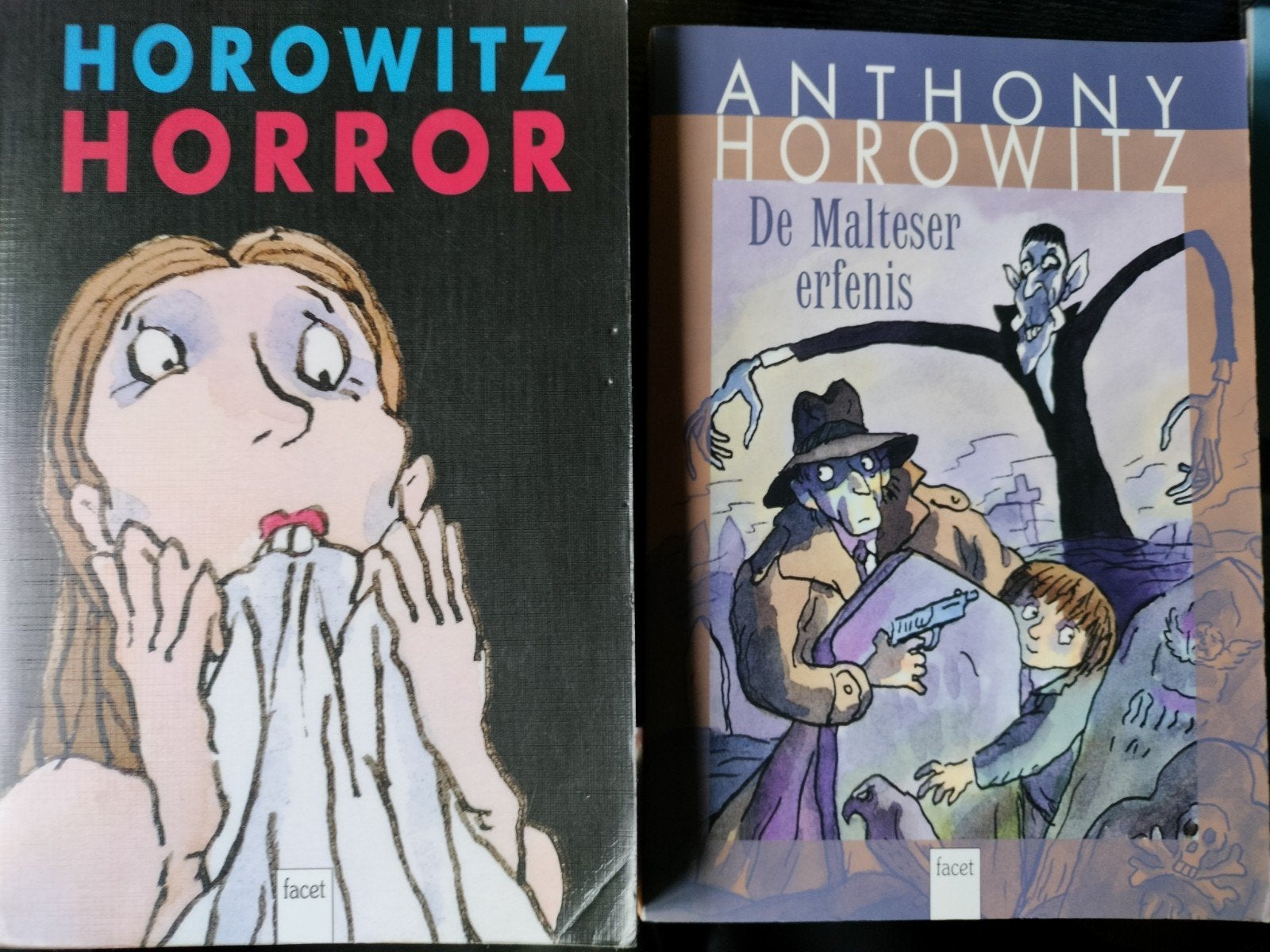 A. Horowitz : De Maltezer erfenis ; Horowitz Horror, Ophalen of Verzenden, Gelezen