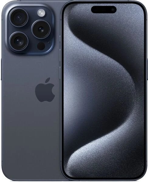 Apple iPhone 15 Pro - Bleu titane - 256 Go - 87 %, Télécoms, Téléphonie mobile | Apple iPhone, 256 GB, Enlèvement ou Envoi, 87 %