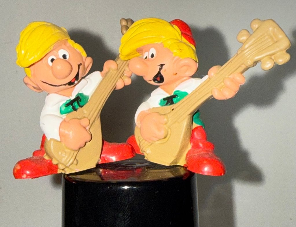 2 figurines vintage Pierrewiet Schleich, Envoi, Comme neuf