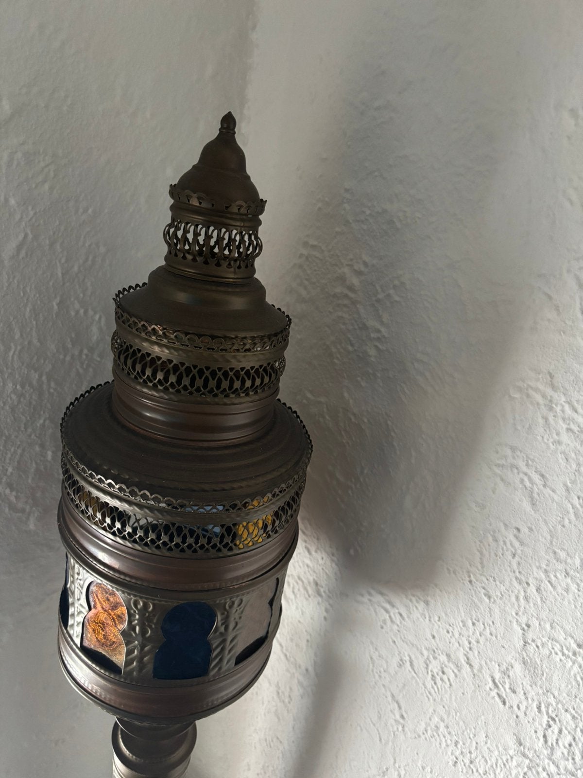 Lampe électrique en cuivre, Antiquités & Art, Enlèvement