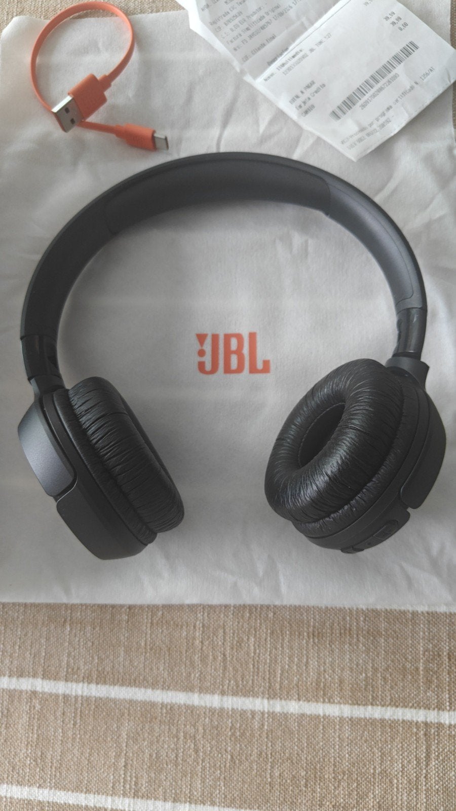 JBL Tune 527 BT NIEUW, TV, Hi-fi & Vidéo, Neuf, Sans fil, Noir, Circum-auriculaire
