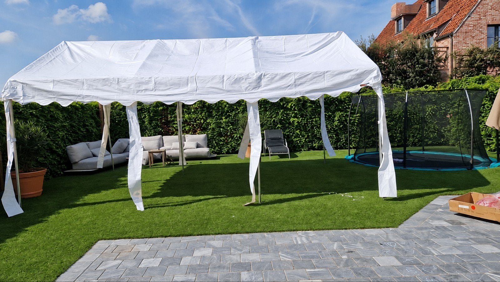 party tent 4 x 6m, Enlèvement, Tente de réception