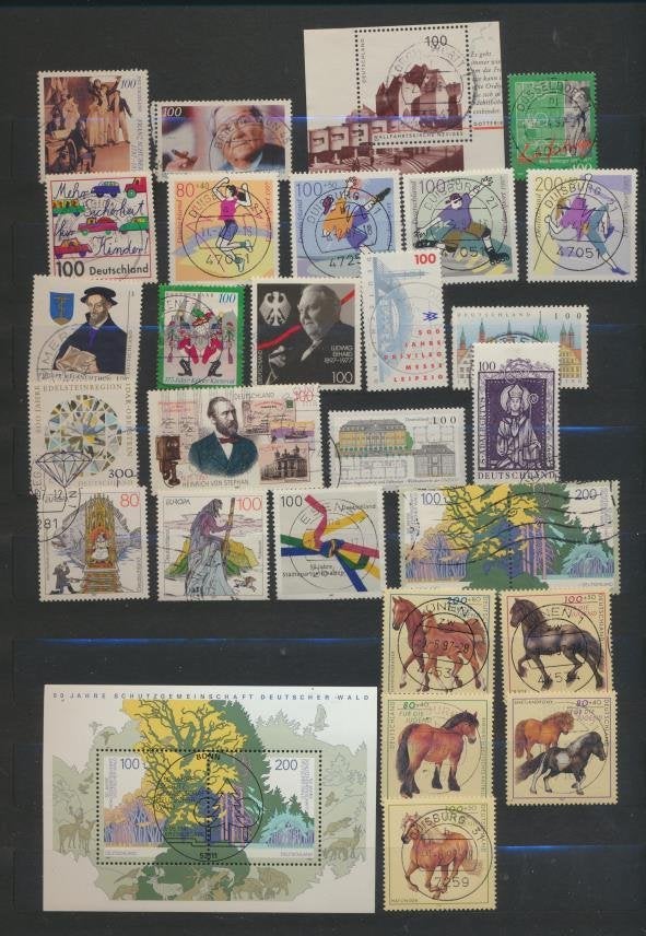 Collection Allemagne 1997/9 avec une condition parfaite, Envoi, 1990 à nos jours, Affranchi