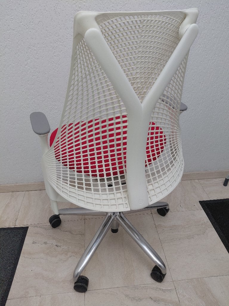 Herman miller, Ophalen, Wit, Zo goed als nieuw, Bureaustoel