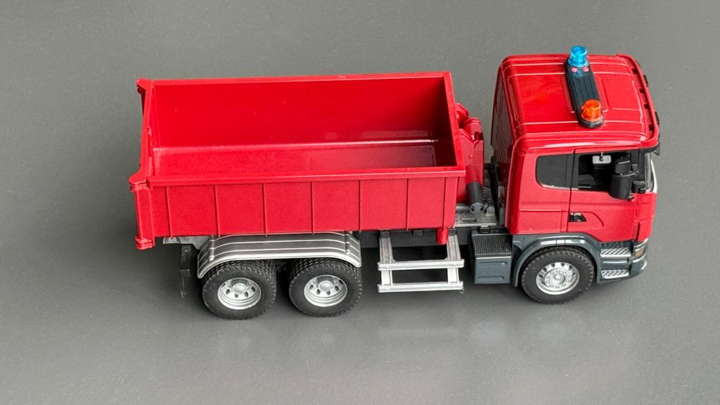 Bruder Container vrachtwagen, Enlèvement, Comme neuf