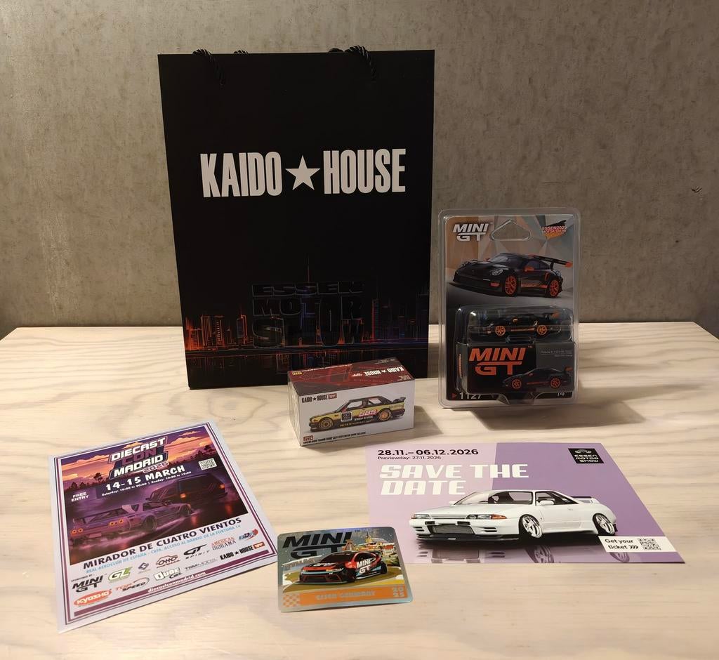 Kaido House x Mini GT – Essen Motor Show 2025 Exclusive Set, Enlèvement