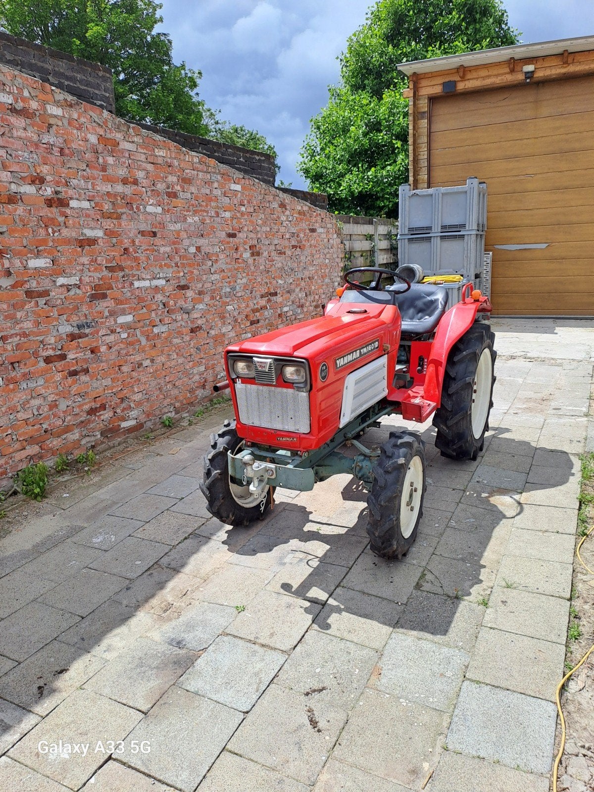 minitractor tuinbouw tractor, Ophalen