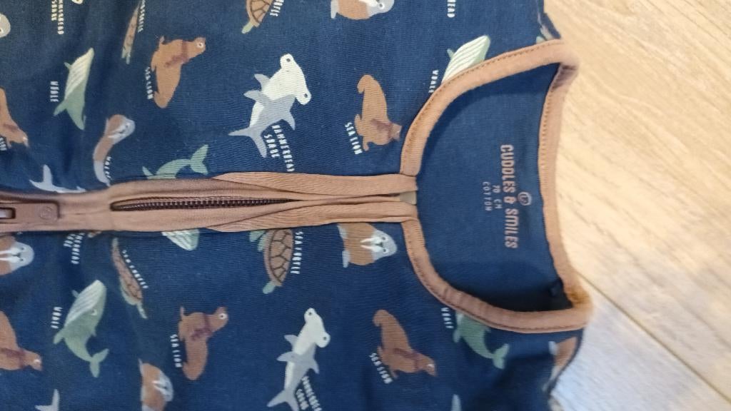Slaapzak blauw jbc - 70 cm, Ophalen, Nieuw, 70 tot 85 cm, Slaapzak