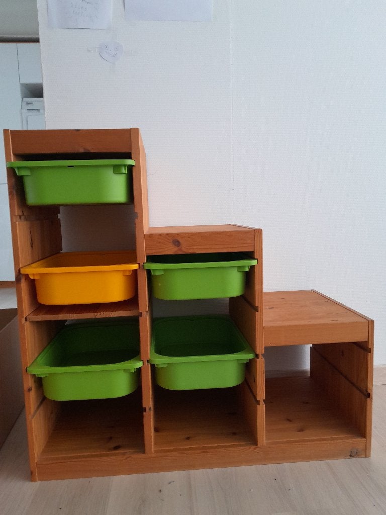 Ikea trapje opbergruimte speelgoed, Ophalen, Gebruikt