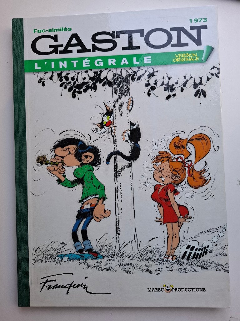 GASTON L'INTEGRALE VO VOLUME 13 GRAND FORMAT 1973 2200ex, Livres, Une BD, Enlèvement ou Envoi, Comme neuf