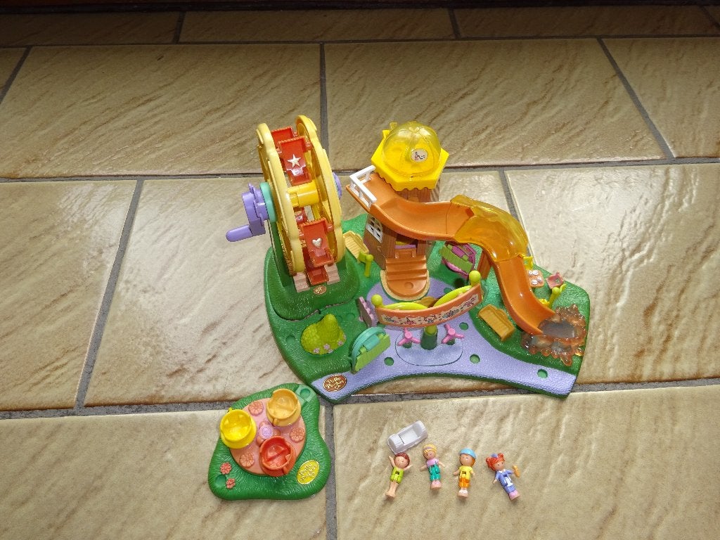 Vintage polly pocket speeltuin, Ophalen of Verzenden, Gebruikt