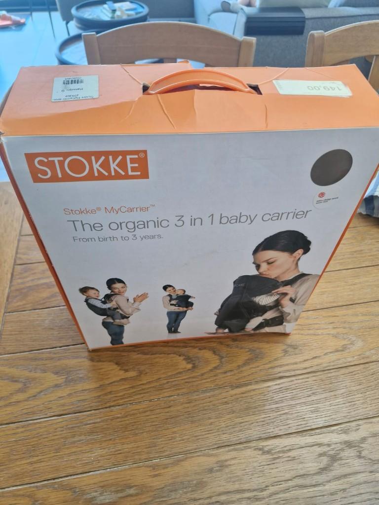 Stokke MyCarrier - Le porte-bébé bio 3 en 1, Enlèvement, Utilisé, Ventre ou Dos, Porte-bébé