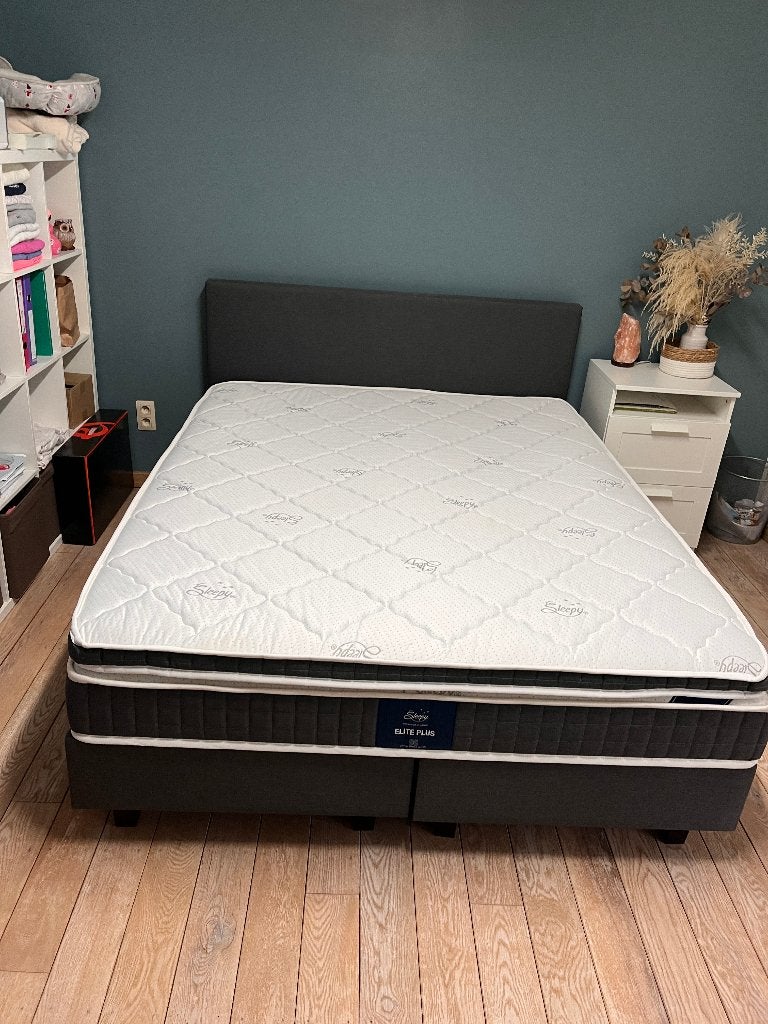 Bed 160x200cm Sleepy, Huis en Inrichting, Slaapkamer | Boxsprings, Ophalen, Gebruikt, Tweepersoons, 200 cm