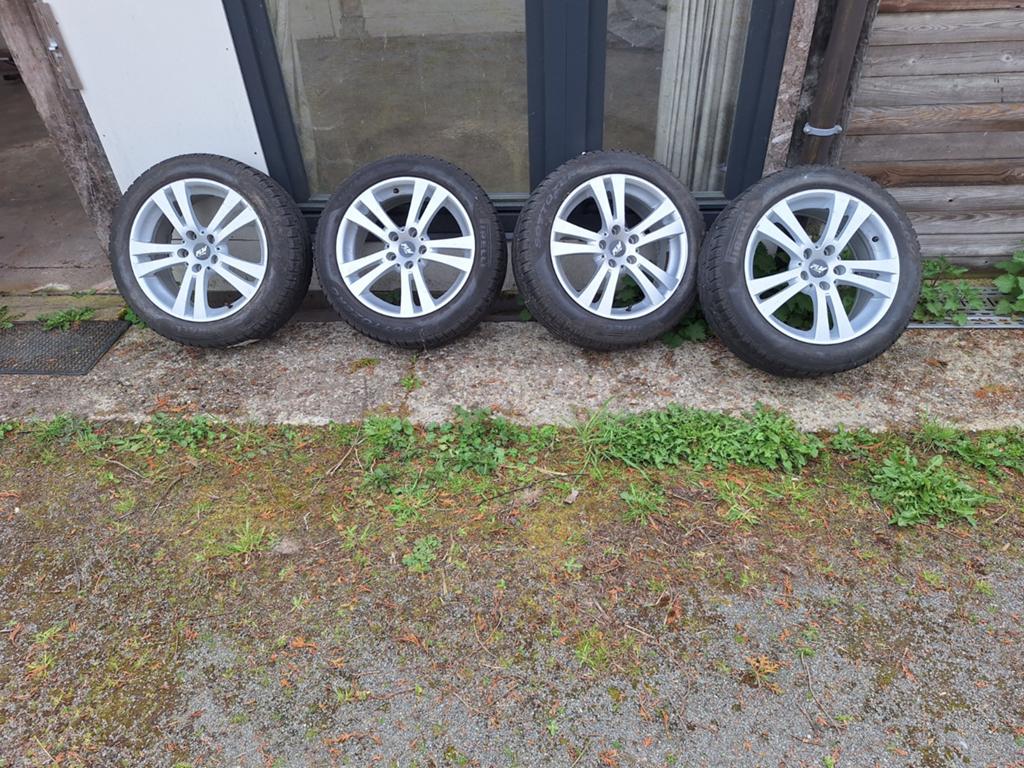Set op Winterbanden in nieuw staat, Auto-onderdelen, Banden en Velgen, Ophalen, 155 mm, Velg(en), Nieuw