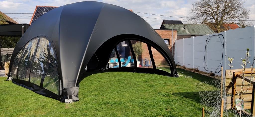 Tent Dome creatieve structure zwart 38M2, Ophalen, Gebruikt, Overige typen, 6 meter of meer
