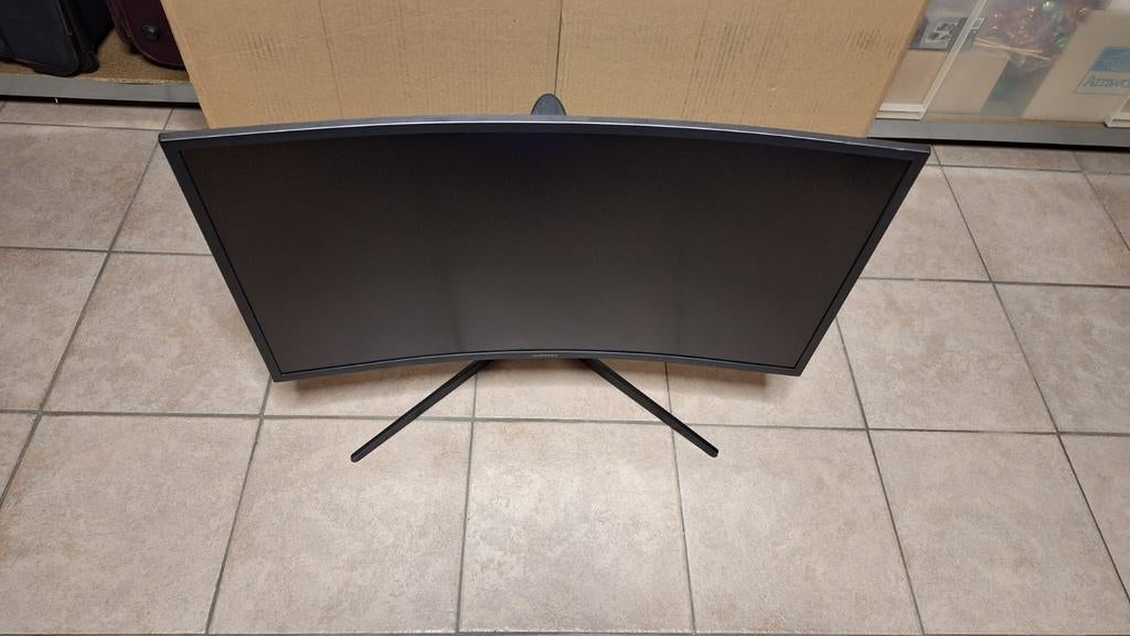 Samsung 32inch curved monitor, Gaming, Full HD, Enlèvement, Utilisé