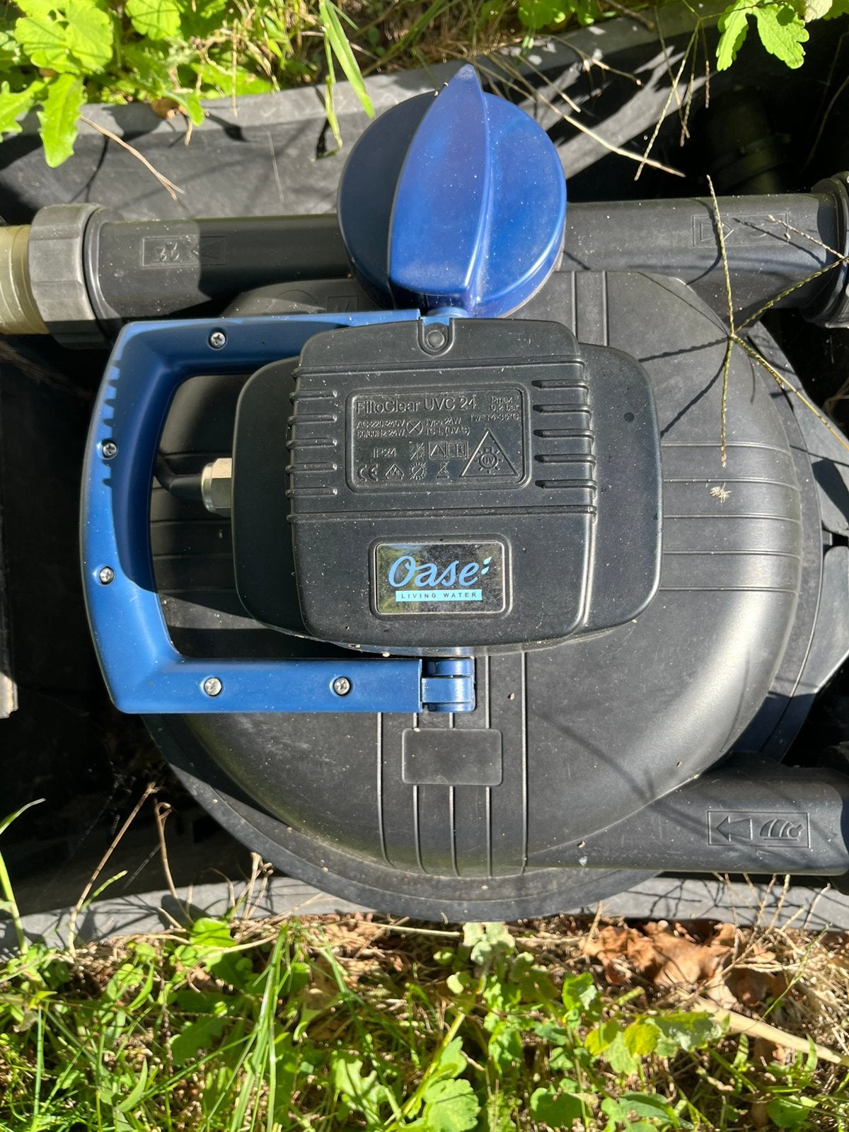 Oase Filto clear uvc 24 w met pomp, Tuin en Terras, Ophalen, Gebruikt, Vijverpomp