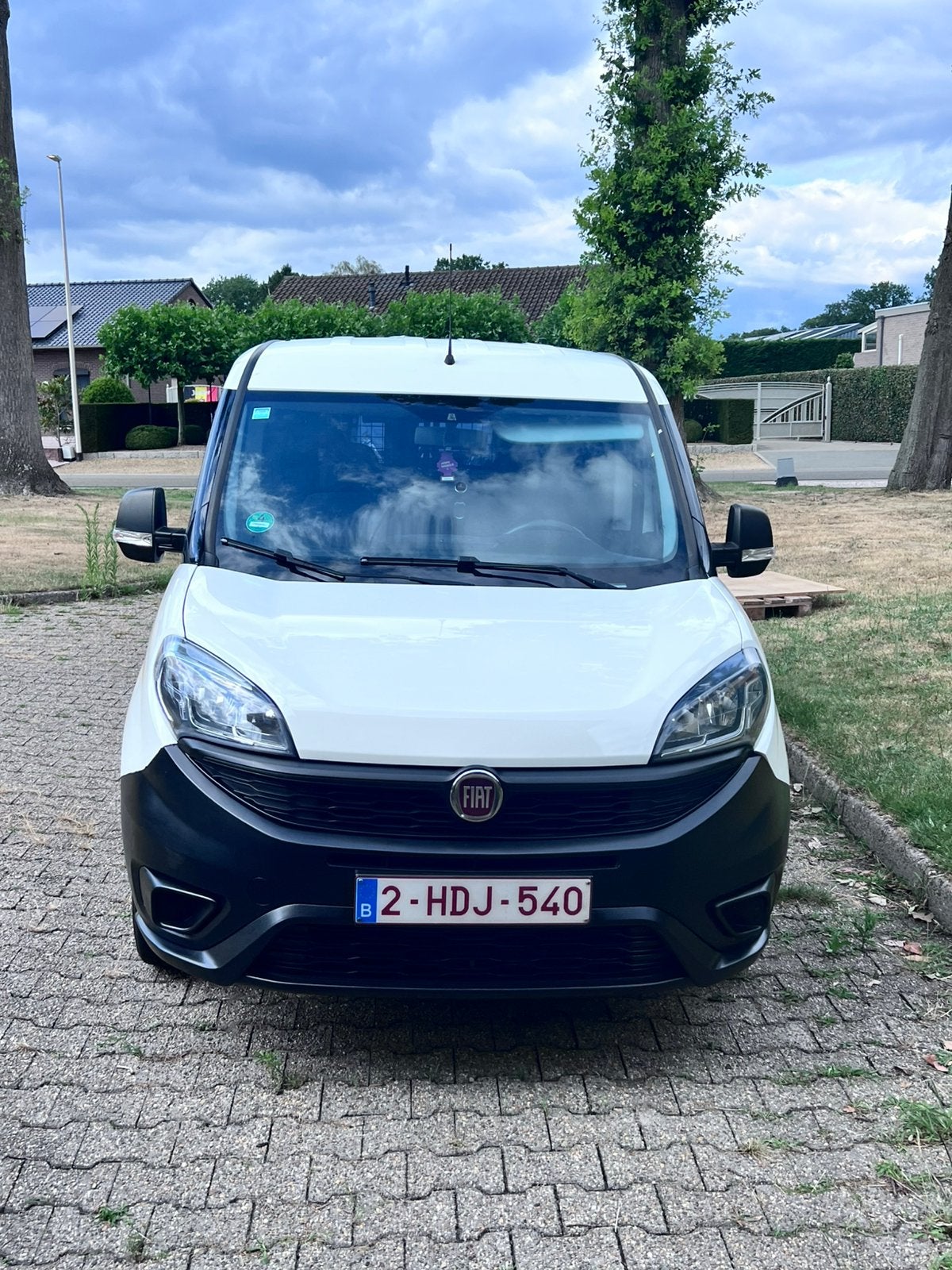 Fiat Doblo 2018 LPG, Auto's, Voorwielaandrijving, Stof, 4 cilinders, Wit