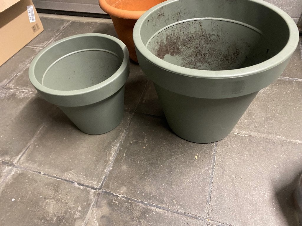 Bloempotten te koop, Ophalen, Gebruikt