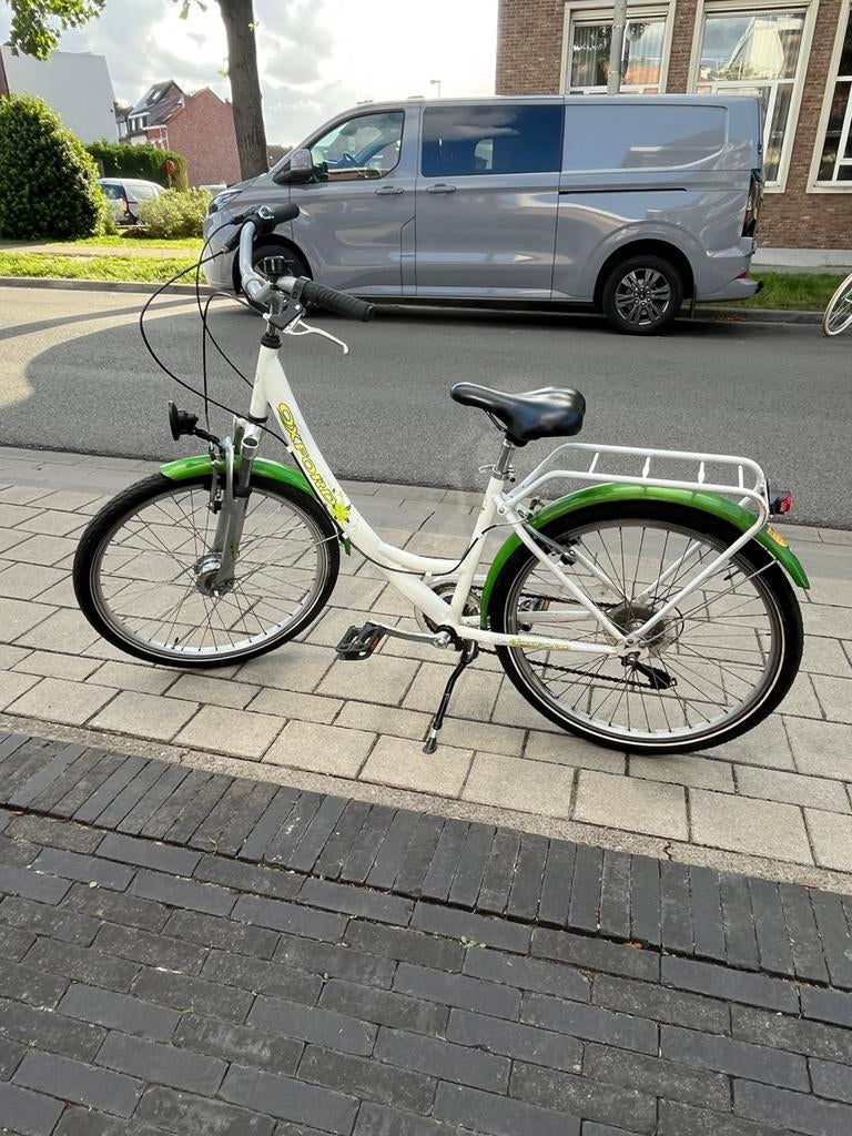 Meisjesfiets Oxford 24”, Fietsen en Brommers, Fietsen | Vouwfietsen, 20 inch of meer, Versnellingen, Zo goed als nieuw, Dames